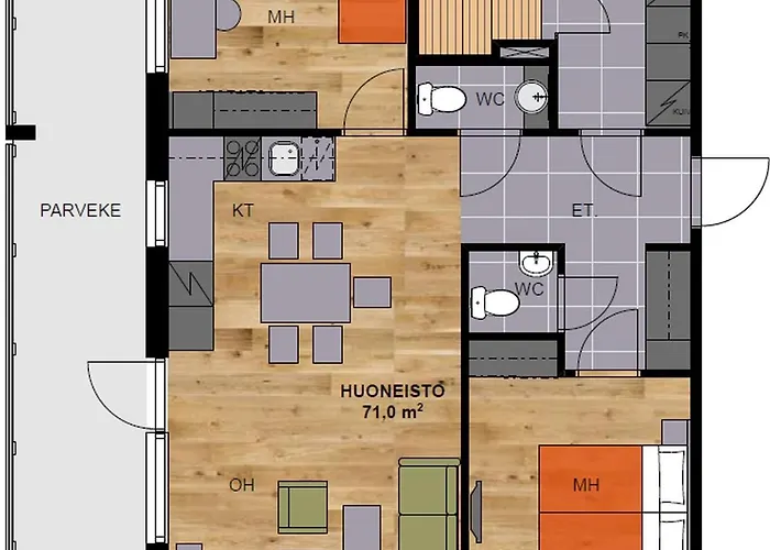 Vuokatin Aateli Royal דירה *